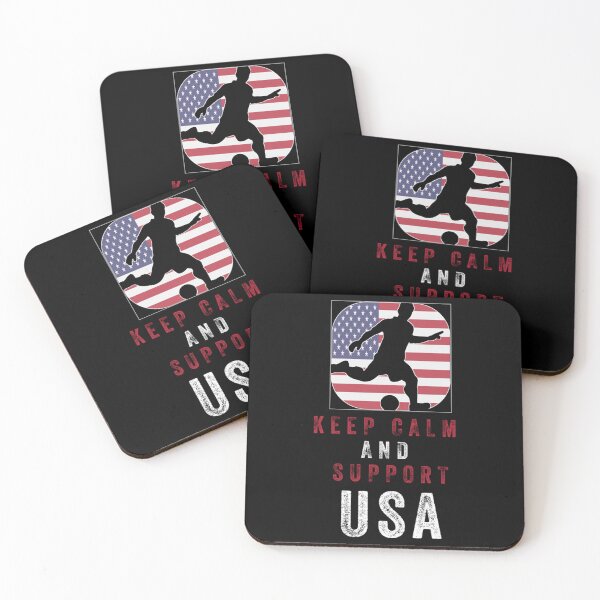 Artikelvorschau, Bleib ruhig und unterstütze die USA entworfen und verkauft von UKCoinsShopp.
