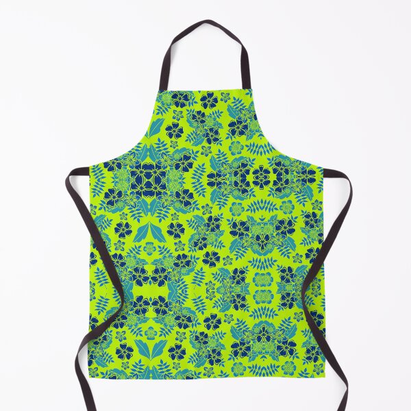 Item preview, Blue & phosphoric yellow shade background pattern  designed and sold by Manal-Patterns.