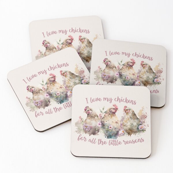 Item preview, I love my chickens for all the little reasons, life is better with chickens around designed and sold by Orianah.