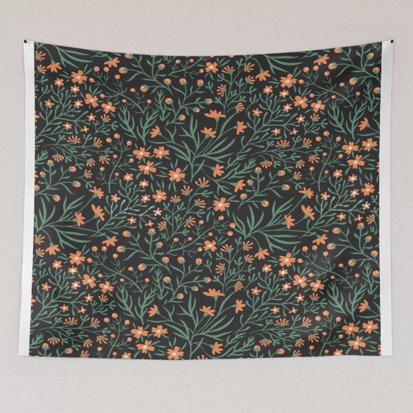 Item preview, Flowers and Leaves Pattern designed and sold by NengShop.