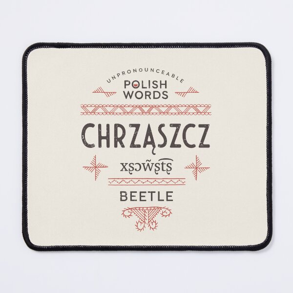 Item preview, Polish Words Beetle designed and sold by Eurokollektiv.