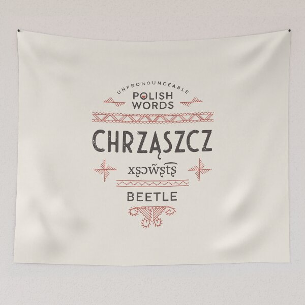 Item preview, Polish Words Beetle designed and sold by Geek Updated.