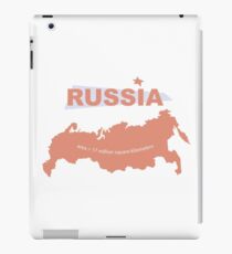 infographics Russia iPad Case/Skin