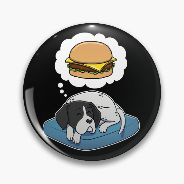Artikelvorschau, English Pointer dreaming about Cheeseburgers entworfen und verkauft von DoggieDelights.