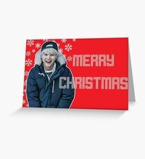 BTS Christmas- Suga Greeting Card