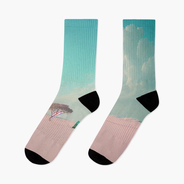 Item preview, Pastel Tranquility Base: A Gentle Minimalist Landscape designed and sold by Colourpixels.