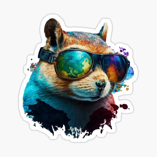 Artikel-Vorschau von ein Eichhörnchen mit Sonnenbrille, designt und verkauft von daskfor.