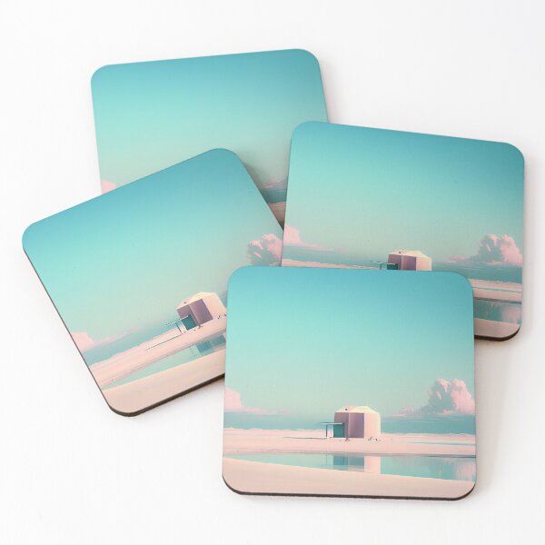 Artikelvorschau, Serene Escape: Eine minimalistische Landschaft entworfen und verkauft von Colourpixels.
