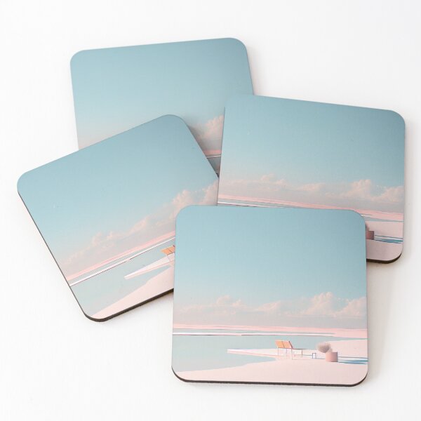 Item preview, Minimalist Harmony: A Landscape in Soft Hues designed and sold by Colourpixels.