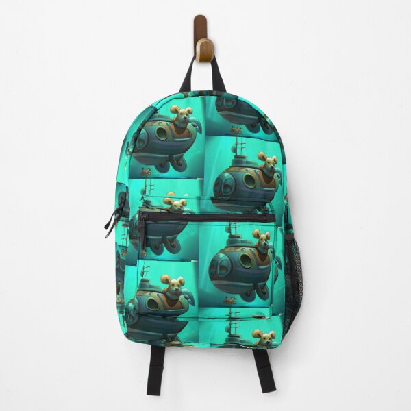 Item preview, A dog in a submarine with a blue background designed and sold by T-Shirt-Group.