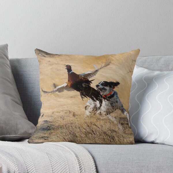Item preview, English Setter Chasing Pheasant designed and sold by ddeweyphoto.