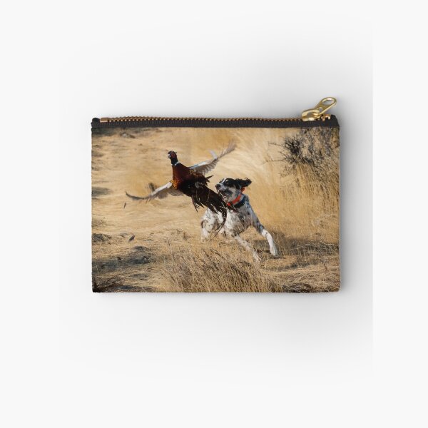 Item preview, English Setter Chasing Pheasant designed and sold by ddeweyphoto.