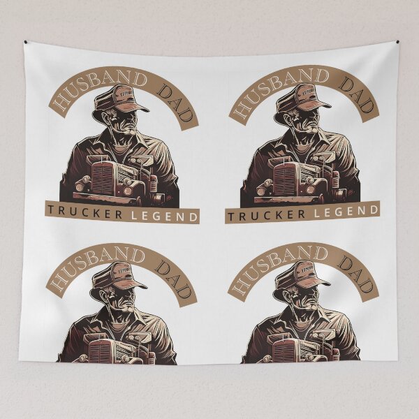 Item preview, husband dad trucker legend designed and sold by Digital-Artz.