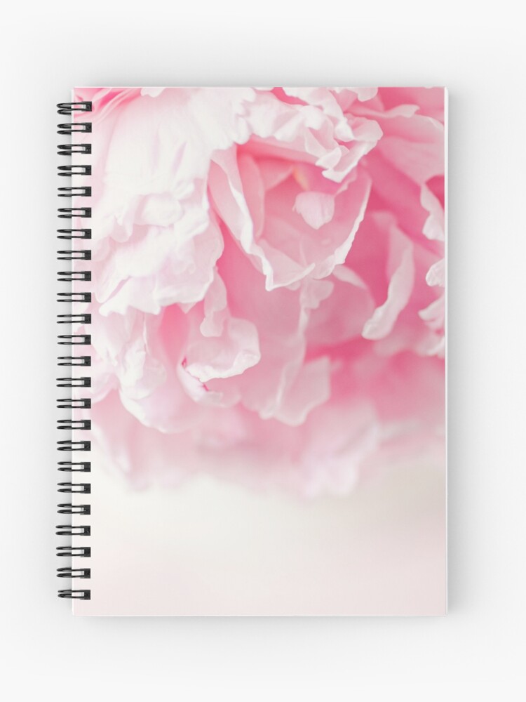 Cuaderno de espiral «Bastante en rosa - Peonías en colores pastel» de  DeniseTorres | Redbubble