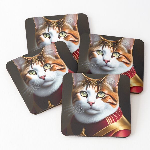 Item preview, Cat king portrait in a royal dress and royal jewelry  designed and sold by vishalraifx.