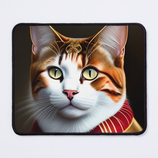 Item preview, Cat king portrait in a royal dress and royal jewelry  designed and sold by vishalraifx.