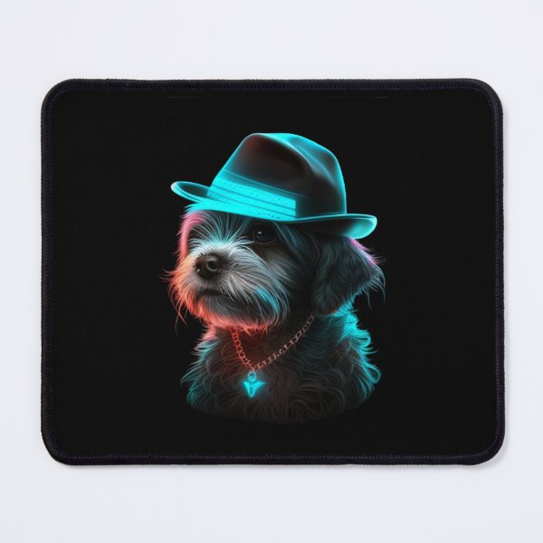 Item preview, Gangster Dog With Boss Hat And Silver Necklace Doggo designed and sold by adembulut.
