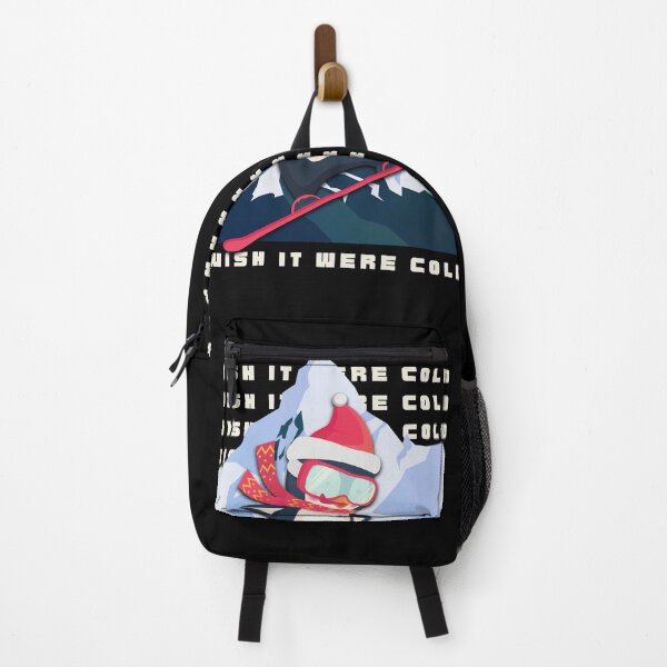 Item preview, I Wish It Were Colder Funny Cold Days Snow Penguins Ski designed and sold by CoolCreative.