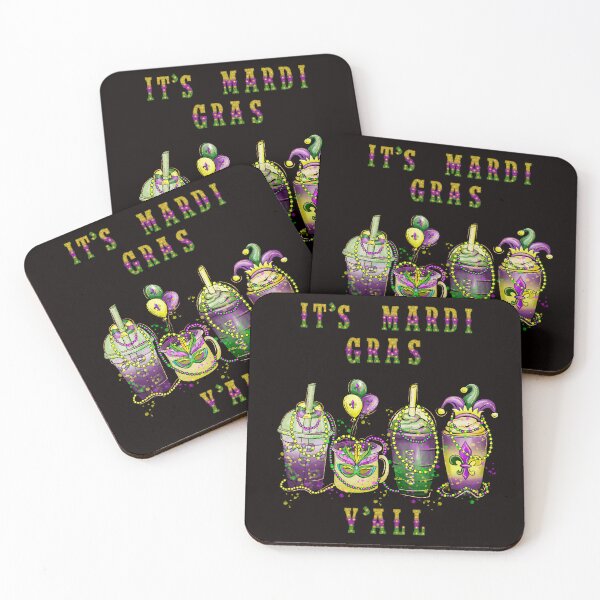 Item preview, It's Mardi Gras Y'all, New Orleans Celebration, Throw Me Some Beads designed and sold by desireedickens.