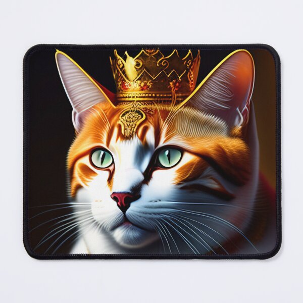 Item preview, Cat king portrait in a royal dress and royal jewelry 2 designed and sold by vishalraifx.