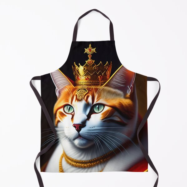 Item preview, Cat king portrait in a royal dress and royal jewelry 2 designed and sold by vishalraifx.