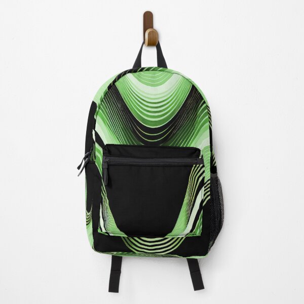 Item preview, Groovy Sine Waves in Emerald designed and sold by Patternifico.