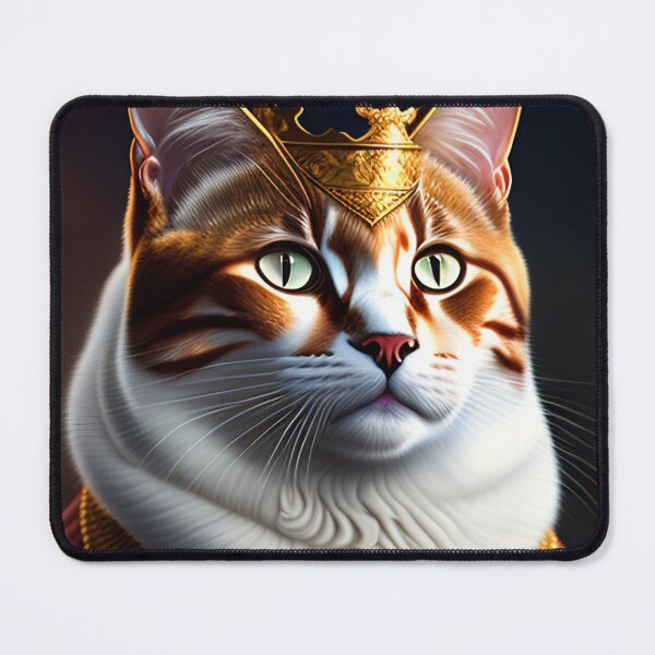 Item preview, Cat king portrait in a royal dress and royal jewelry 3 designed and sold by vishalraifx.