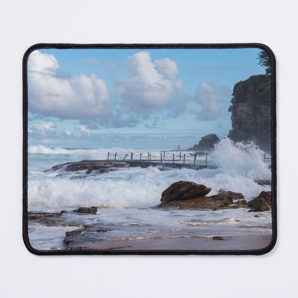 Item preview, Avalon Beach and ocean swim pool wild surf designed and sold by Martin Berry Photography.