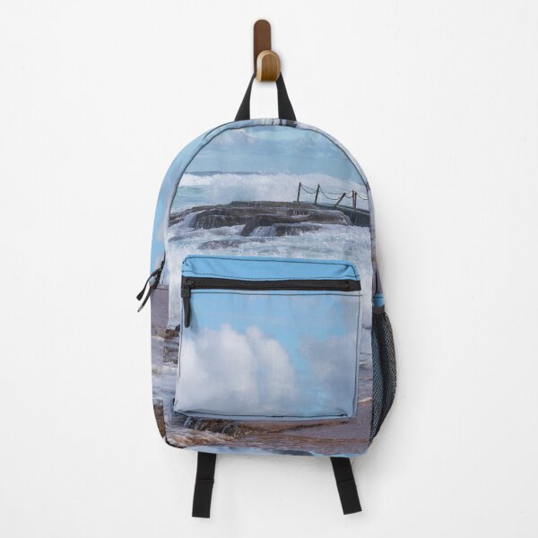 Item preview, Avalon Beach and ocean swim pool wild surf designed and sold by Martin Berry Photography.