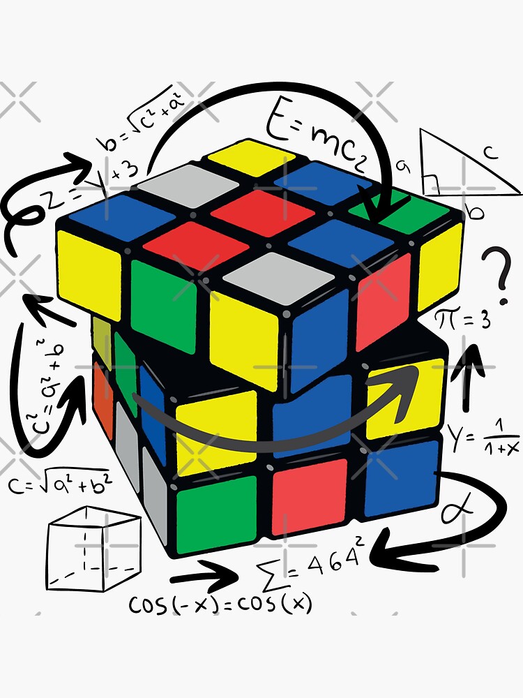 Mathématiques Rubik's Cube | Sticker
