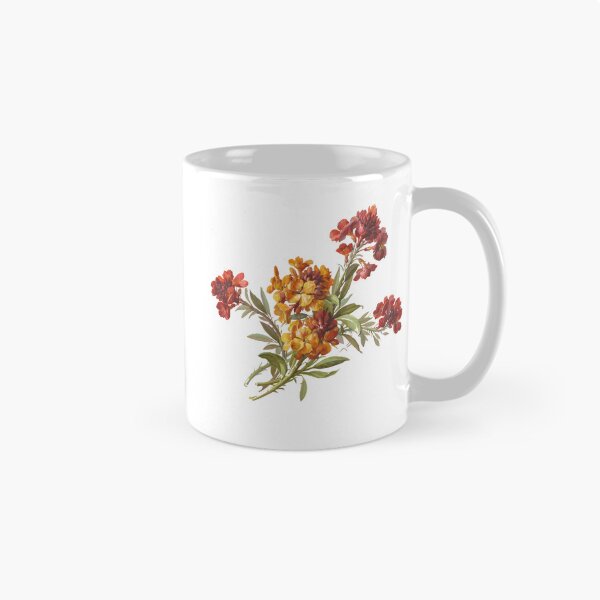 Item preview, Painted red flowers vintage motifs designed and sold by LorandQuest.