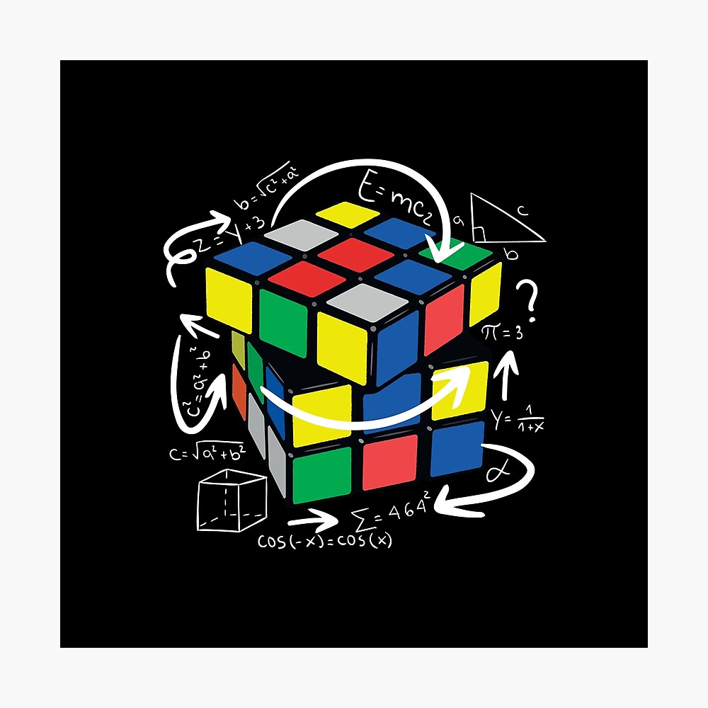 Impression métallique for Sale avec l'œuvre « Rubiks Cube Grand