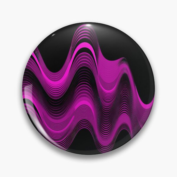 Item preview, Groovy Sine Waves in Magenta designed and sold by Patternifico.