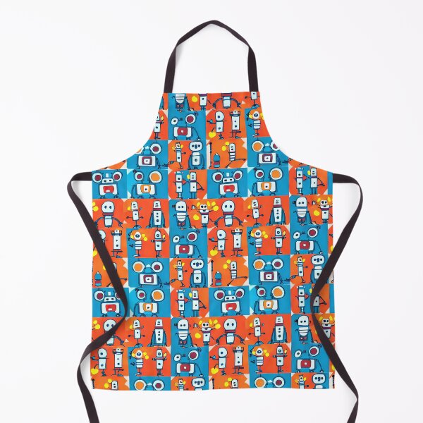 Item preview, Robots seamless pattern No1 designed and sold by angelisart.