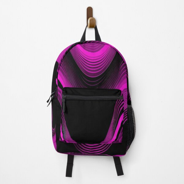 Item preview, Groovy Sine Waves in Magenta designed and sold by Patternifico.