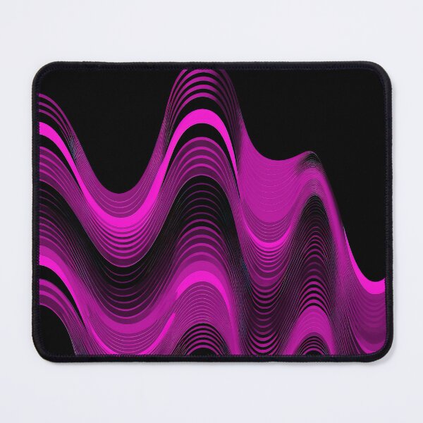 Item preview, Groovy Sine Waves in Magenta designed and sold by Patternifico.