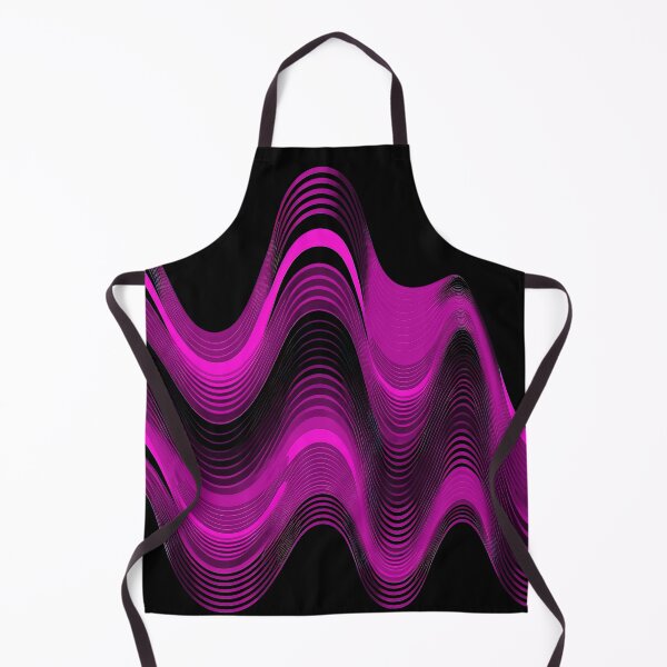 Item preview, Groovy Sine Waves in Magenta designed and sold by Patternifico.
