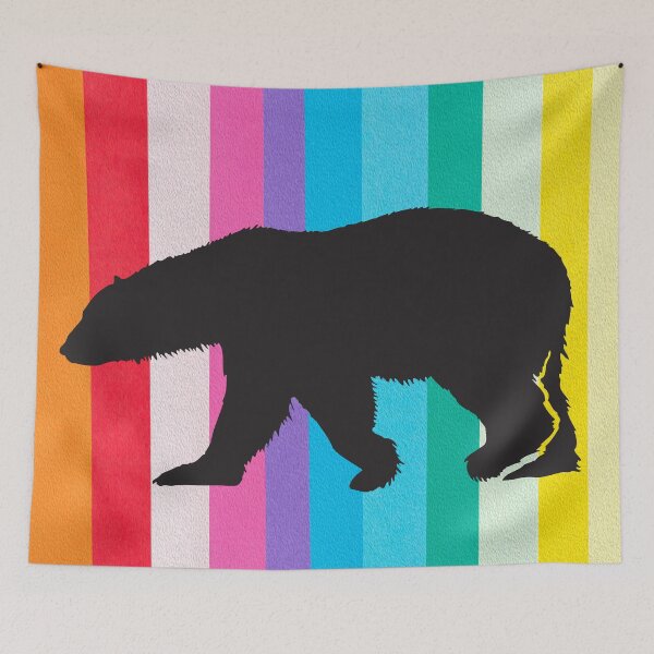 Item preview, Hand drawn bear silhouette designed and sold by FikirSanat.