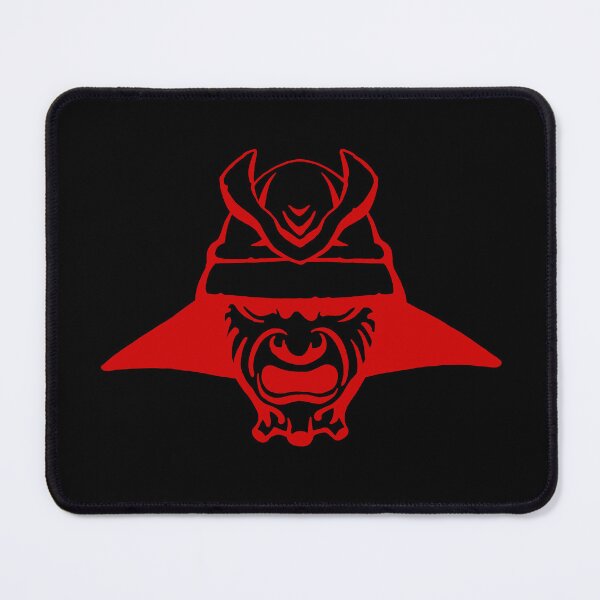 Item preview, Japanese traditional armored mask: Men-Yoroi. red ink designed and sold by martodesign.