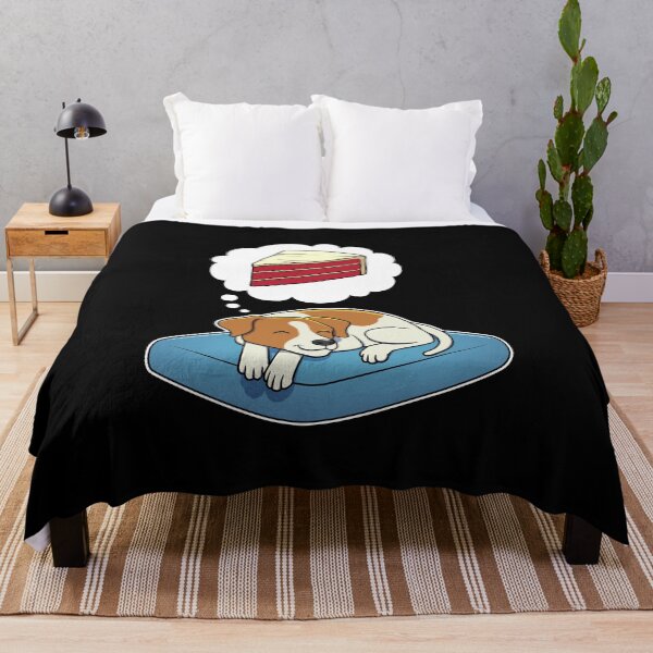 Item preview, Jack Russell Terrier dreaming about Red Velvet Cake designed and sold by DoggieDelights.