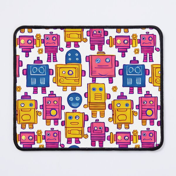 Item preview, Robots seamless pattern No2 designed and sold by angelisart.