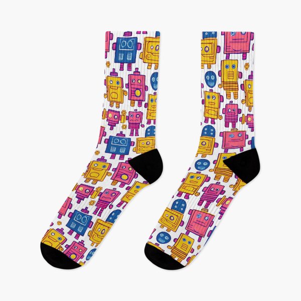 Item preview, Robots seamless pattern No2 designed and sold by angelisart.