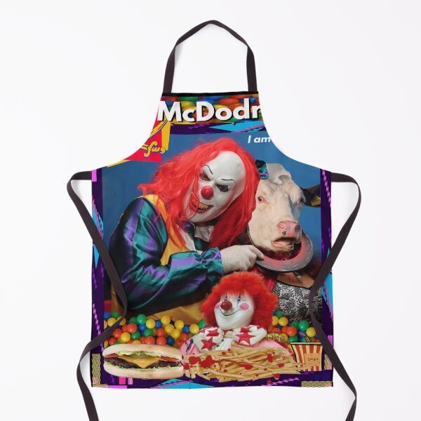 Item preview, Fast Food Horror Clown PARODY Funny Knock Off Joke Retro 90's Design designed and sold by blueversion.