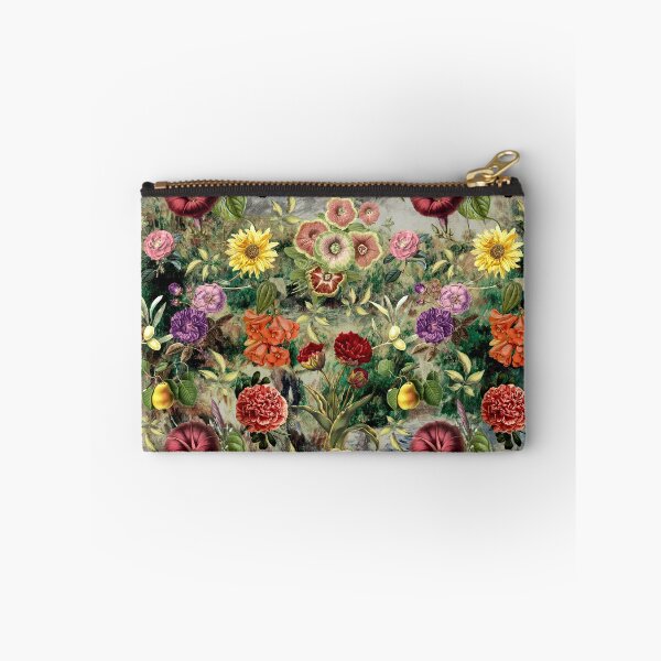 Item preview, Vintage flowers and roses exotic summer garden, botanical pattern, floral illustration, multicoloured green vintage floral designed and sold by ZeinabTaha.