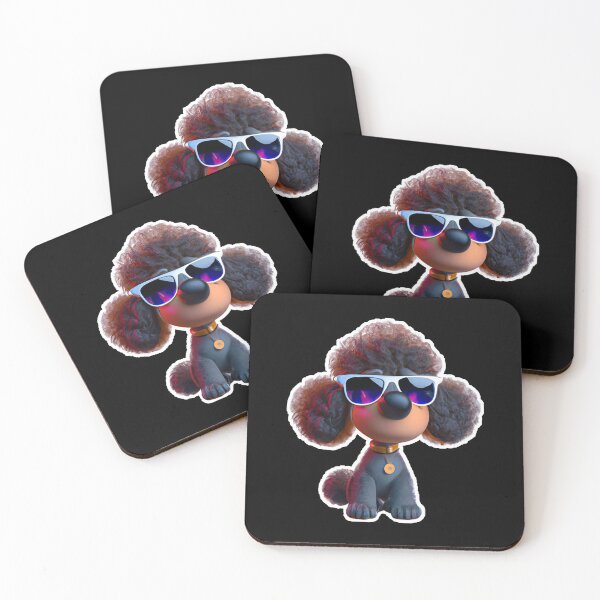 Item preview, French Poodle CGI Model Dog Puppy Lover Hearts Love designed and sold by w1ckerman.
