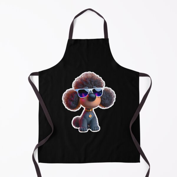 Item preview, French Poodle CGI Model Dog Puppy Lover Hearts Love designed and sold by w1ckerman.