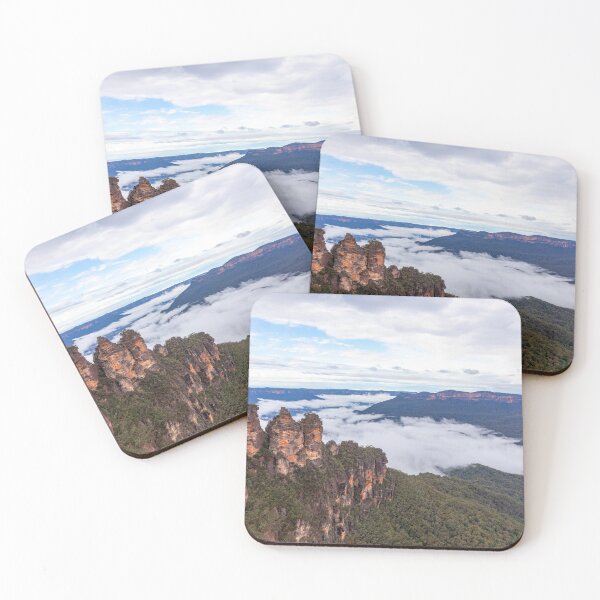 Item preview, Blue Mountains national park and the Three Sisters rock formation designed and sold by Martin Berry Photography.