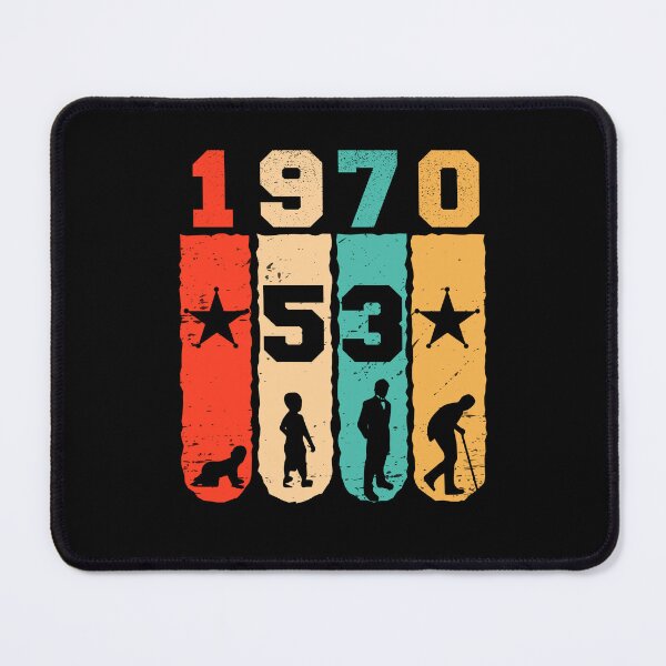 Item preview, Vintage 1970, 53th Birthday Gift designed and sold by ahmedbakkali.