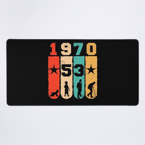 Item preview, Vintage 1970, 53th Birthday Gift designed and sold by ahmedbakkali.