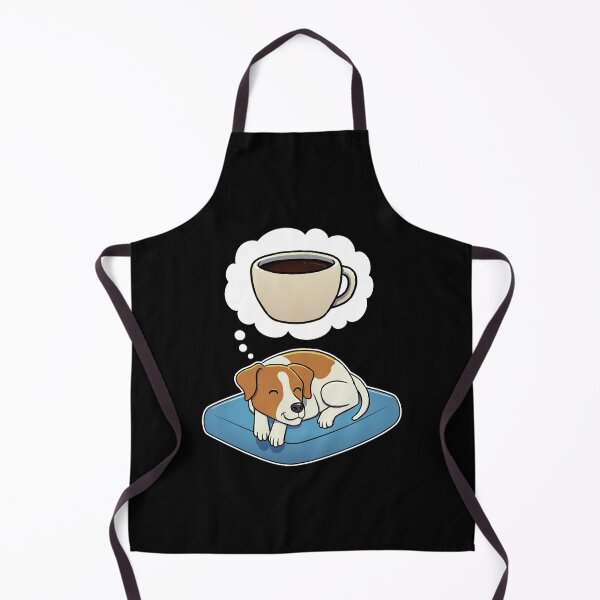 Item preview, Jack Russell Terrier dreaming about Black Coffee designed and sold by DoggieDelights.